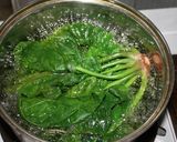 ほうれん草のカルボナーラ作り方1写真