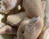 手羽先と、ゆで卵の、青じそドレッシング煮作り方1写真