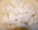 10分で　簡単☆根菜たっぷり朝の味噌汁作り方1写真