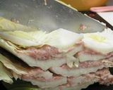 白菜と豚挽きのミルフィーユスープ作り方3写真