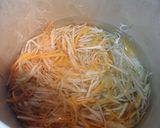 ゴボウと水菜のしゃきしゃきサラダ作り方3写真