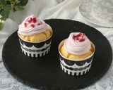 ラズベリーチーズクリームのカップケーキ作り方8写真