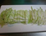 鍋だけじゃない！春菊と白菜のサラダ作り方1写真