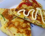 アメリカンドッグみたいな☆ホットケーキ作り方8写真