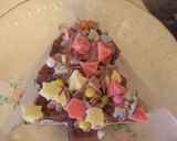 板チョコシフォン生地で子供とデコ作り方19写真