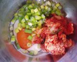 キムチと豆腐のそぼろ炒め作り方2写真