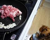 豚肉とブロッコリーのガーリック炒め作り方2写真