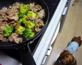 豚肉とブロッコリーのガーリック炒め作り方4写真