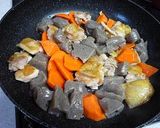 鶏肉とこんにゃくのオイスターソース炒め煮作り方3写真
