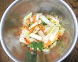 ★簡単！ナンプラーで食べ切り白菜キムチ★作り方1写真