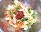 ★簡単！ナンプラーで食べ切り白菜キムチ★作り方3写真