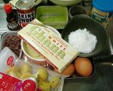 ホワイトチョコレートハートブラウニー♪作り方1写真