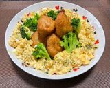 冷凍唐揚げ＆ブロッコリーのタルタルソース作り方2写真
