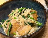 鶏肉えのきほうれん草のバター醤油作り方12写真