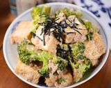 厚揚げとブロッコリーの♪濃厚ごまツナマヨ作り方7写真
