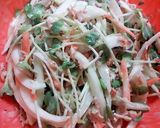 かき揚げの具でお好み焼き作り方1写真