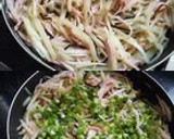 お魚のソーセージとじゃがいも葱塩昆布炒め作り方4写真