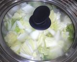 白菜と鶏もも肉のうま煮♪作り方2写真