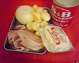 行楽花見に餃子の皮で簡単☆サモサだよ！作り方1写真