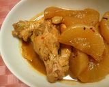 鶏肉と大根の韓国風ピリカラ煮☆にんにく風味☆作り方9写真