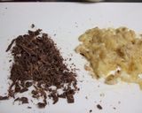 ☆簡単!王道チョコバナナケーキ☆作り方1写真