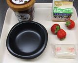 いちごと焼き餅のフルーツグラタン作り方1写真