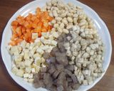 電子レンジ de 五目豆作り方1写真