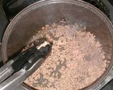 簡単！白菜とニンニクとひき肉のうどん作り方2写真