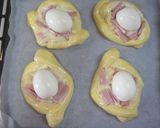 ハムマヨ♪まるごとゆで卵パン作り方8写真