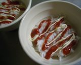 ほうれん草のササッ♪と３色丼作り方4写真