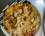 レンジ簡単中華風ヤンニョム味炒飯弁当作り方12写真