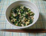 ほうれん草のササッ♪と３色丼作り方5写真