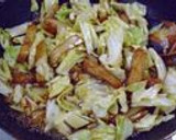 さつま揚げとキャベツの炒め物作り方4写真