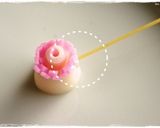 ＊キャラ弁おかず＊　葉っぱ付き薔薇✿作り方2写真