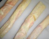 ♡サクッ♪と・・カニの湯葉巻き揚げ♡　作り方3写真