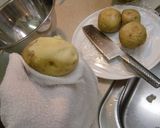 ポテトとミートの重ねグラタン♪作り方1写真
