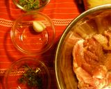 簡単ハーブチキン＆ローストポテト添え作り方1写真