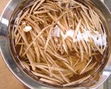 にんにく風味の<ゴボウのきんぴら>作り方1写真