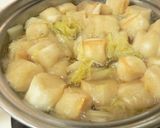 つゆまでいただく…白菜と麩の優しい煮物作り方5写真