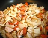 おさかなのソーセージのとろみ野菜スープ♪作り方2写真