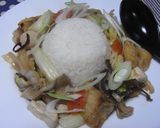 野菜たっぷりタラの中華丼作り方11写真