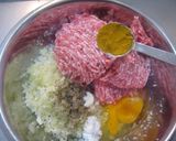 うちの、でっかい豚ハンバーグ。作り方1写真