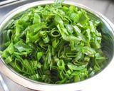 ねぎ味噌（青い部分だけ使用）作り方2写真
