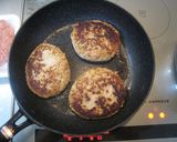 うちの、でっかい豚ハンバーグ。作り方5写真