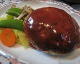 うちの、でっかい豚ハンバーグ。作り方8写真