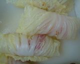 簡単!!　豚バラ肉で くるくるロール白菜作り方3写真