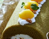 抹茶ロール♡ホワイトチョコクリーム♡作り方18写真