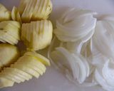 フライパンで　簡単☆和風ぽてとグラタン作り方1写真