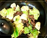 牛肉とキャベツの和風醤油焼うどん＊作り方3写真