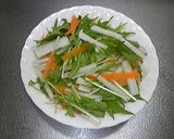 男の料理 ゆずぽんでカツオのたたきサラダ作り方2写真
